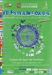 Cartel Festival Intercultural de Santander 2012