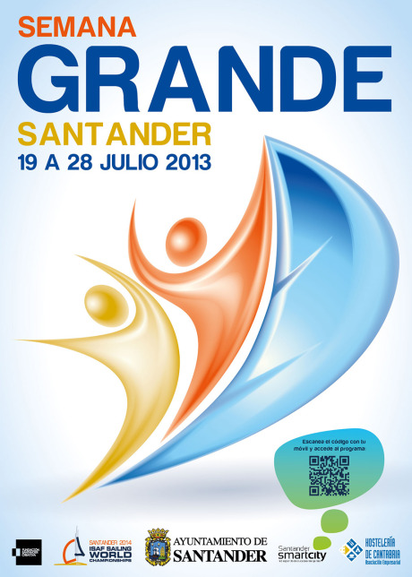Cartel Semana Grande Santander 2013