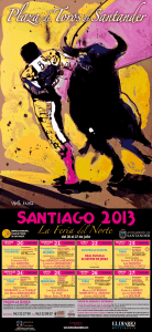 Cartel de la Feria de Santiago Santander 2013