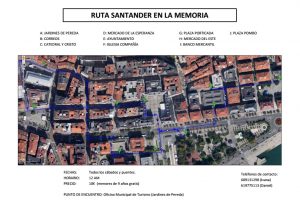 Ruta Santander en la memoria, ruta guiada por el centro de Santander