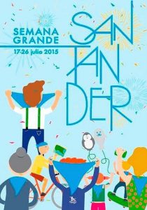 Cartel de la Semana Grande de Santander 2015