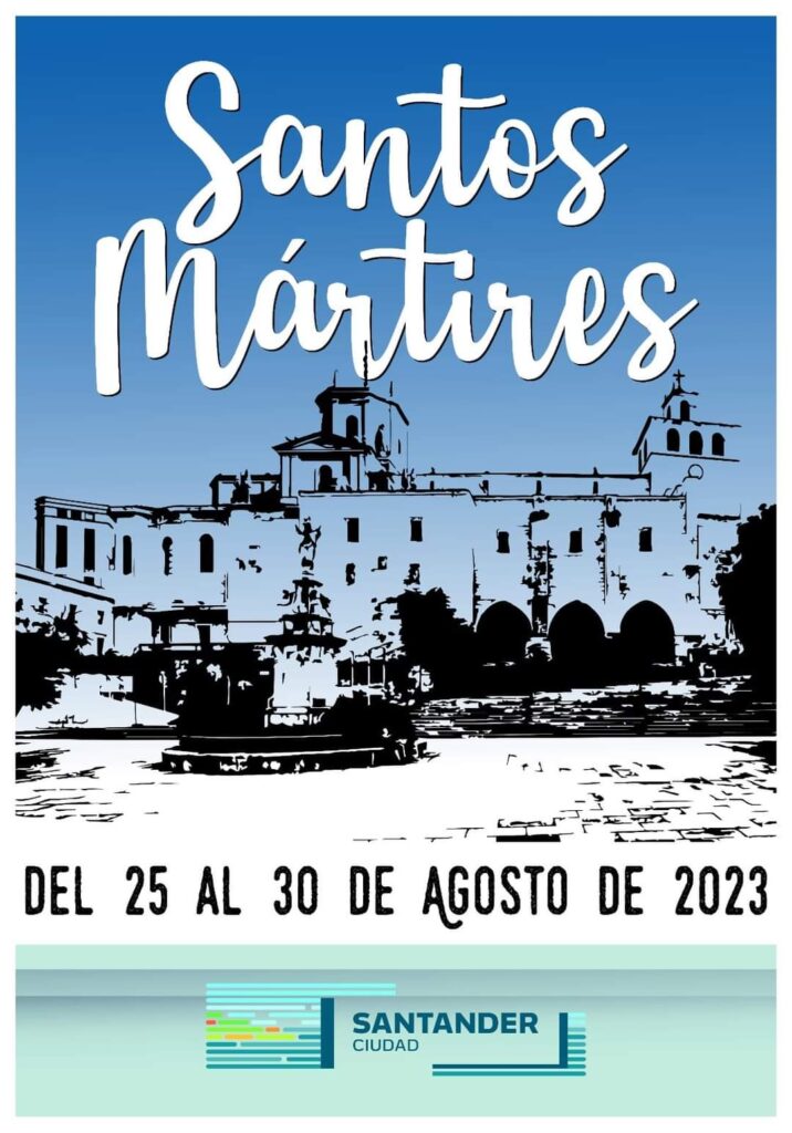 Cartel de Fiestas de Los Santos Mártires - Agosto 2023